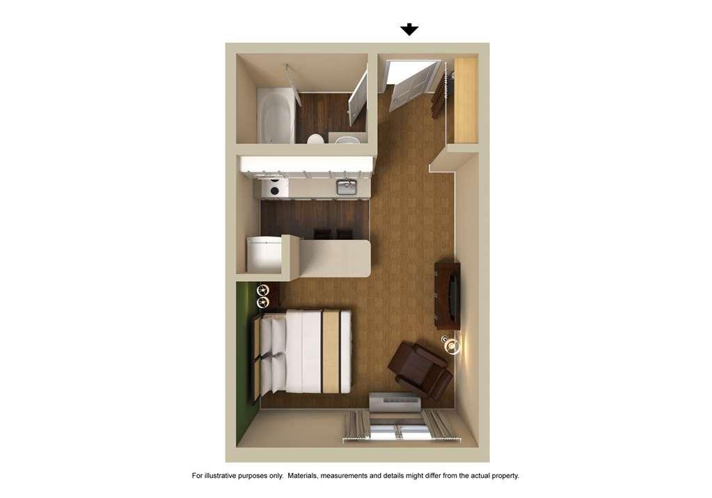 Extended Stay America Select Suites - Chicago - Rolling Meadows Oda fotoğraf